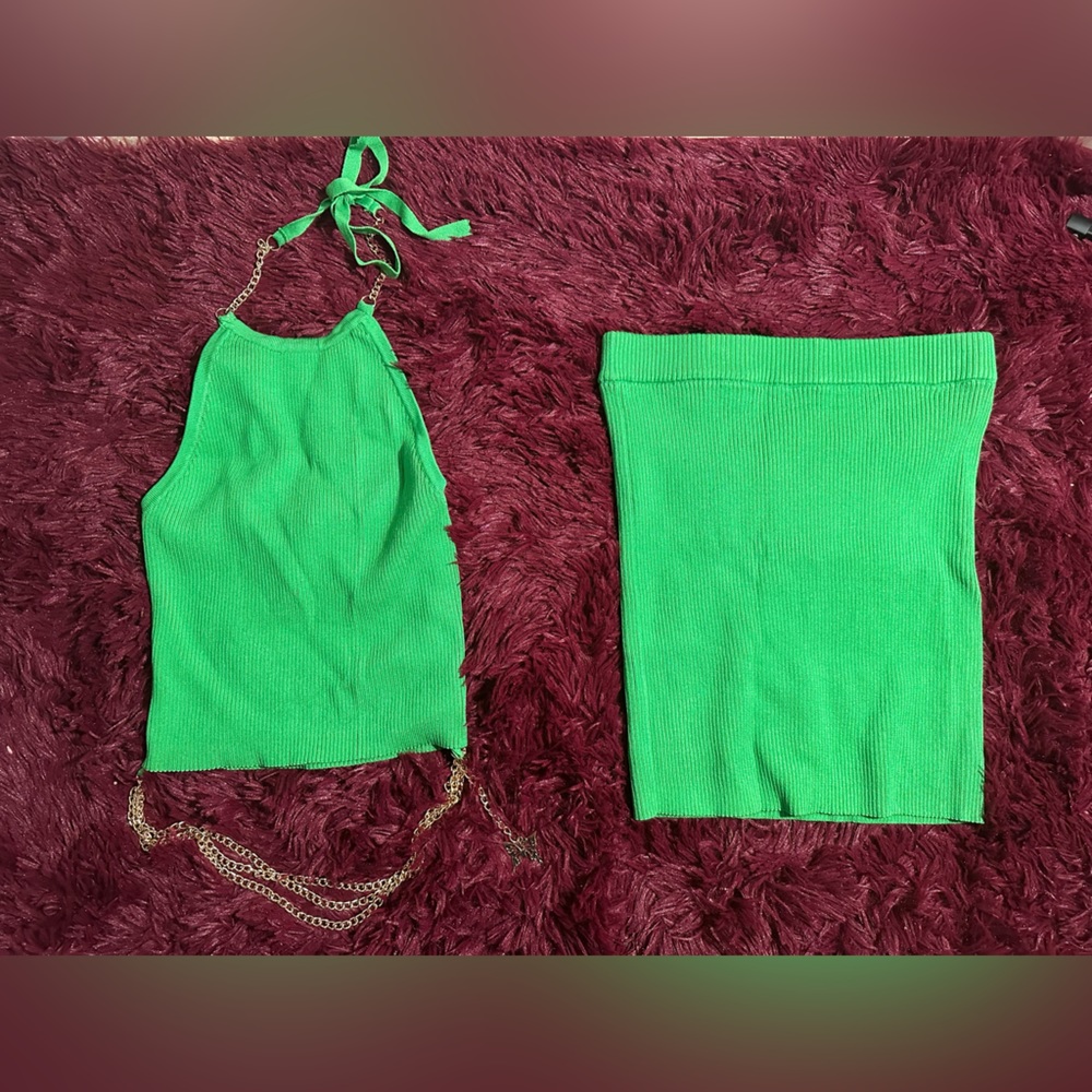2 Piece Halter Top Set